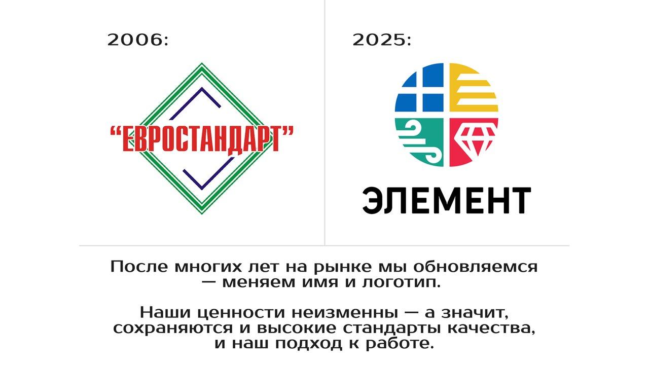 Евростандарт становится Элементом: мы обновляемся!